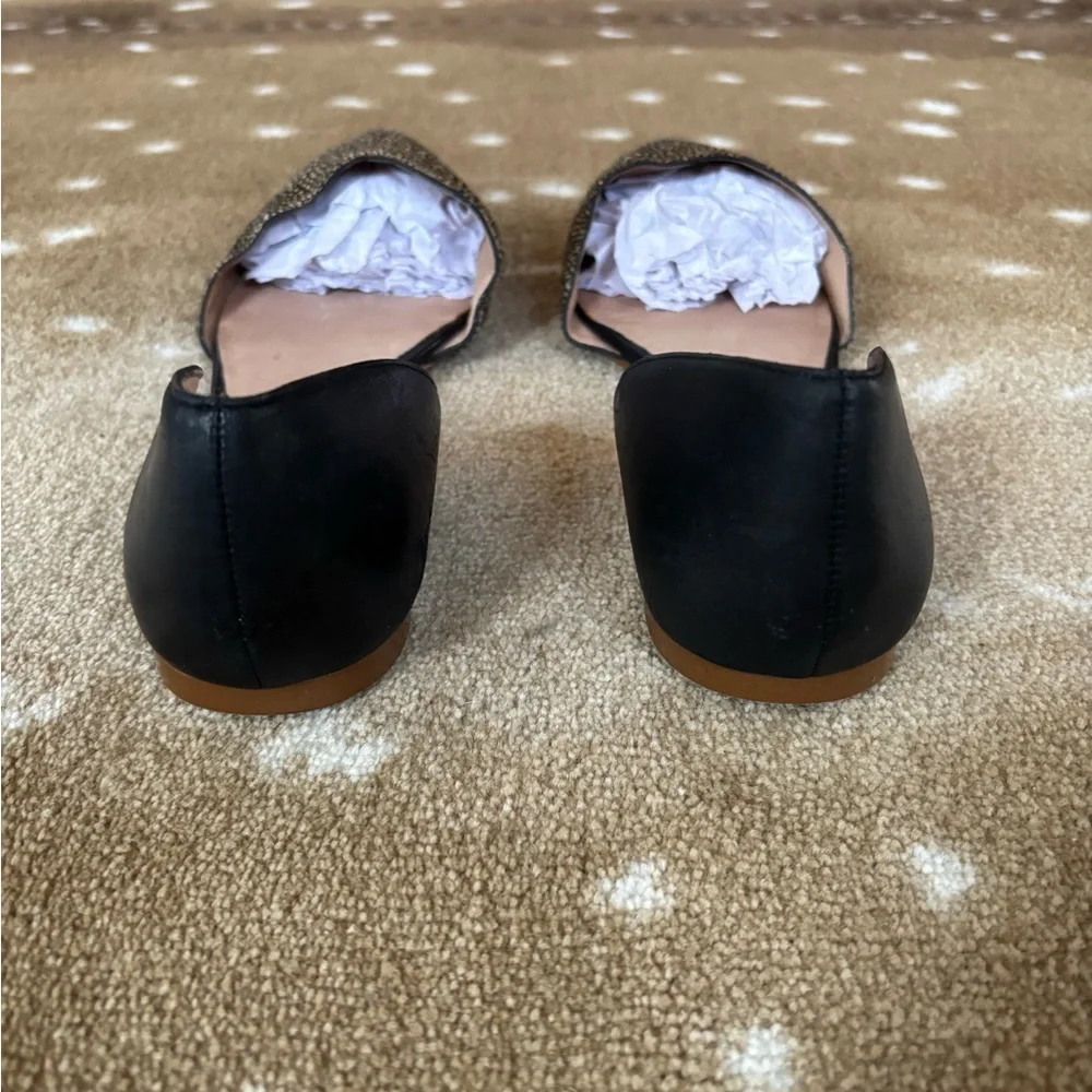 Madewell D’ Orsay Pointed Flats-Dotted Calf Hair - Picture 5 of 7